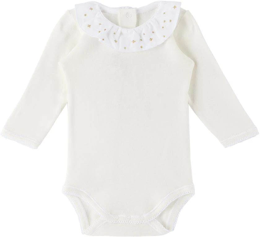 商品Bonpoint|Baby White April Bodysuit,价格¥378,第1张图片