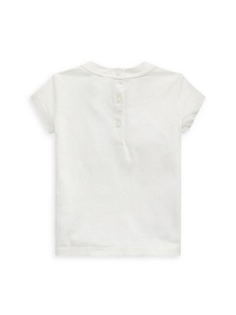 Baby Girl's Polo Bear Jersey T-Shirt商品第2张图片规格展示