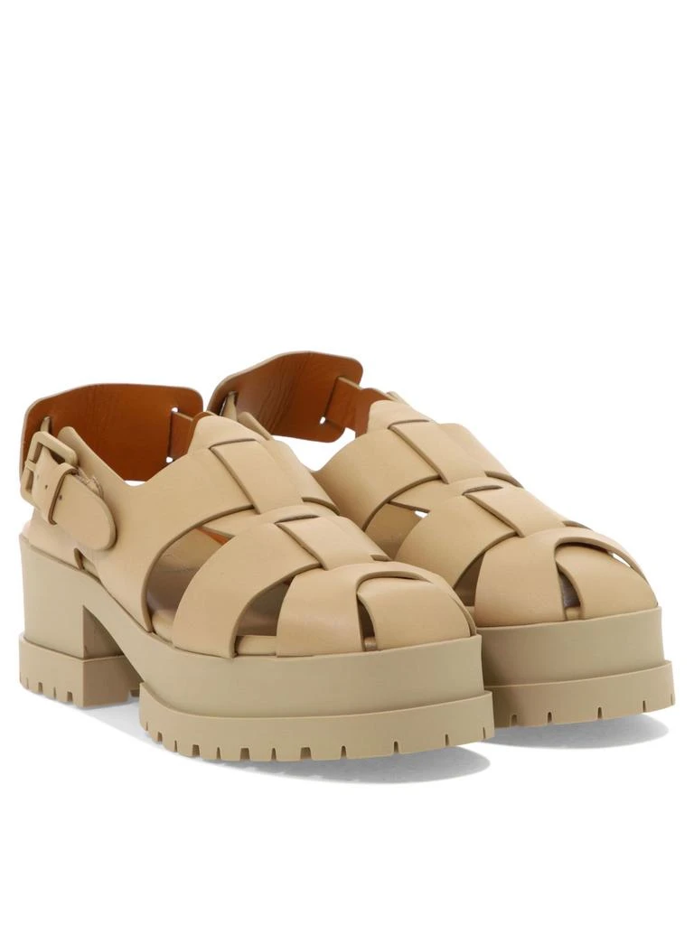 商品ROBERT CLERGERIE|Robert clergerie women's beige other materials sandals,价格¥3198,第2张图片详细描述