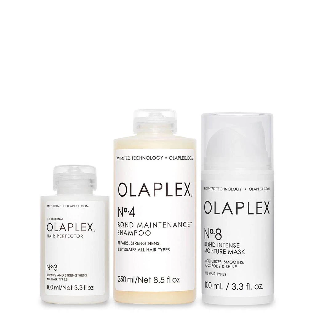 商品Olaplex|Olaplex No.3, No.4 and No.8 Bundle (Worth $90.00),价格¥730,第1张图片