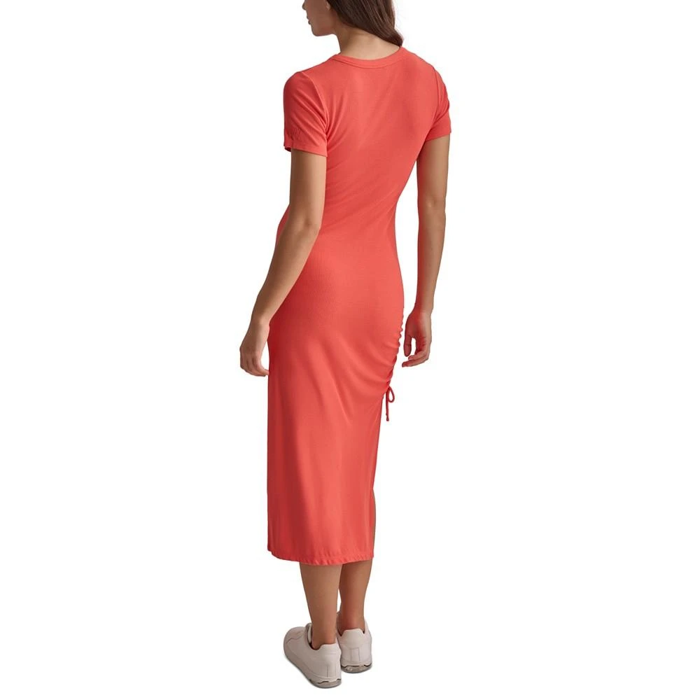 商品DKNY|Women's Rib-Knit Bodycon Midi Dress,价格¥262,第2张图片详细描述