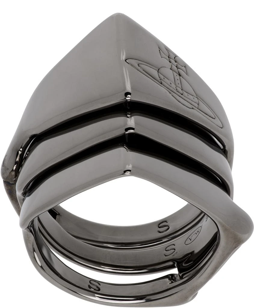 商品Vivienne Westwood|Gunmetal Knuckleduster Ring,价格¥2889,第1张图片