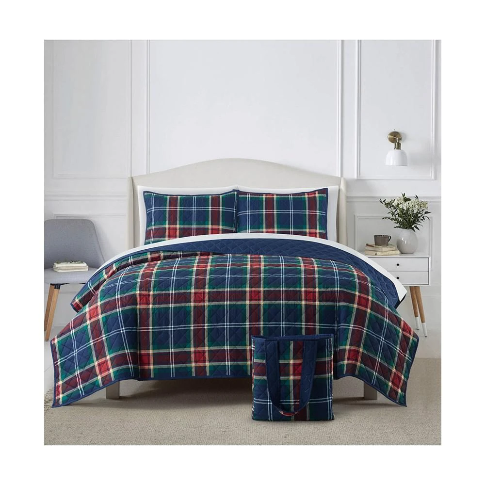 商品Charter Club|Maxwell Plaid Quilt Bag Set, Full/Queen, Created For Macy's,价格¥114,第1张图片