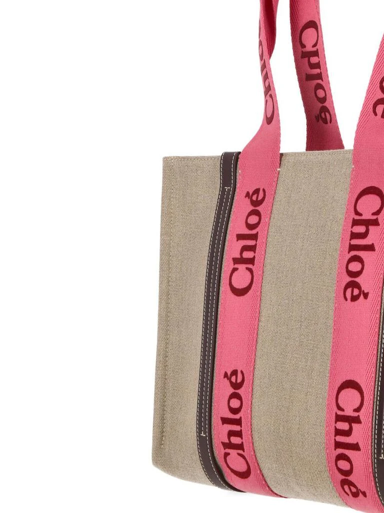 商品Chloé|Chloé Medium Woody Tote Bag,价格¥7031,第4张图片详细描述