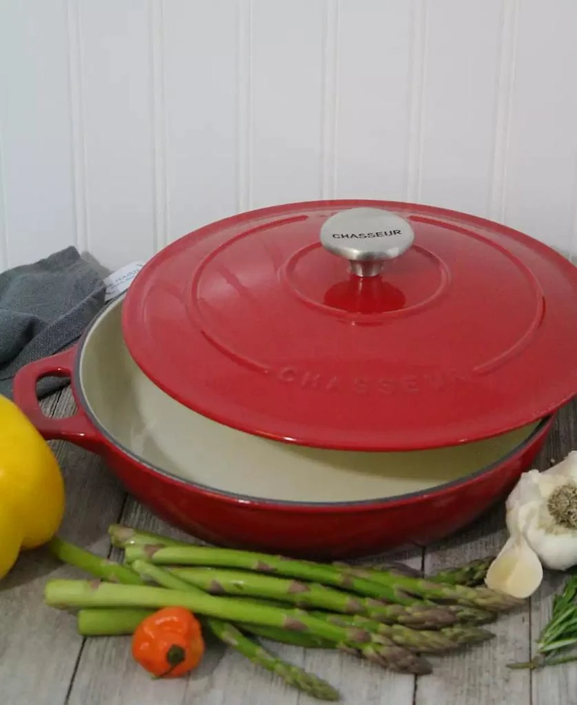 商品Chasseur|French Enameled Cast Iron 1.8 Qt. Braiser with Lid,价格¥2992,第4张图片详细描述