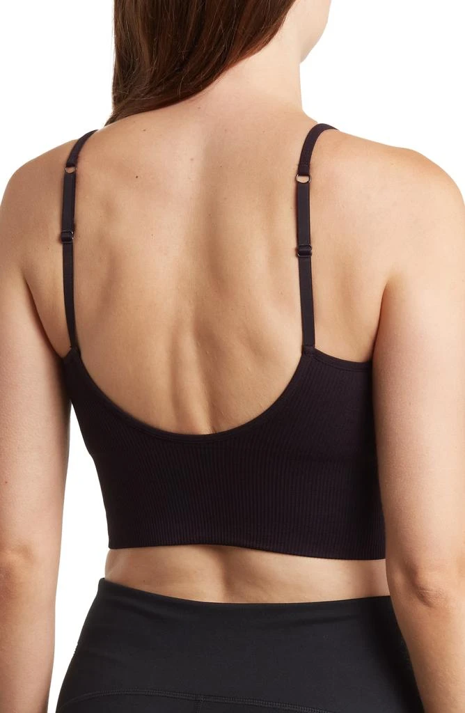 商品Zella|Ribbed Seamless Longline Bralette,价格¥46,第2张图片详细描述