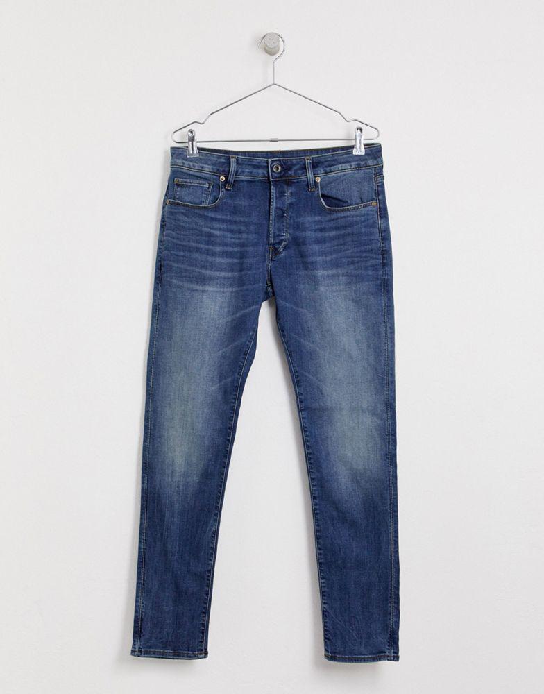 商品G-Star|G-Star 3301 slim fit jeans in medium aged,价格¥704,第5张图片详细描述