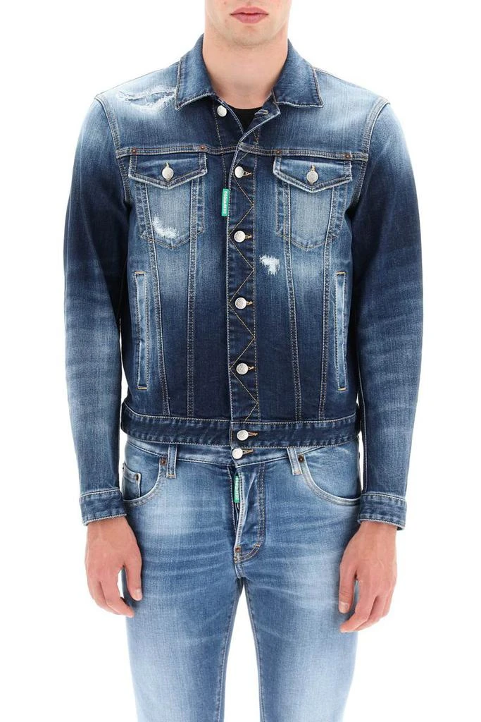 商品DSQUARED2|Dsquared2 dan jean jacket,价格¥2983,第2张图片详细描述
