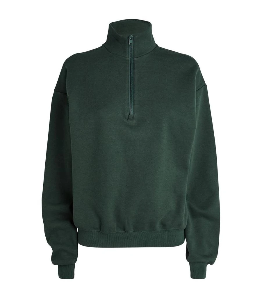 商品SKIMS|Fleece Half-Zip Classic Sweatshirt,价格¥697,第1张图片