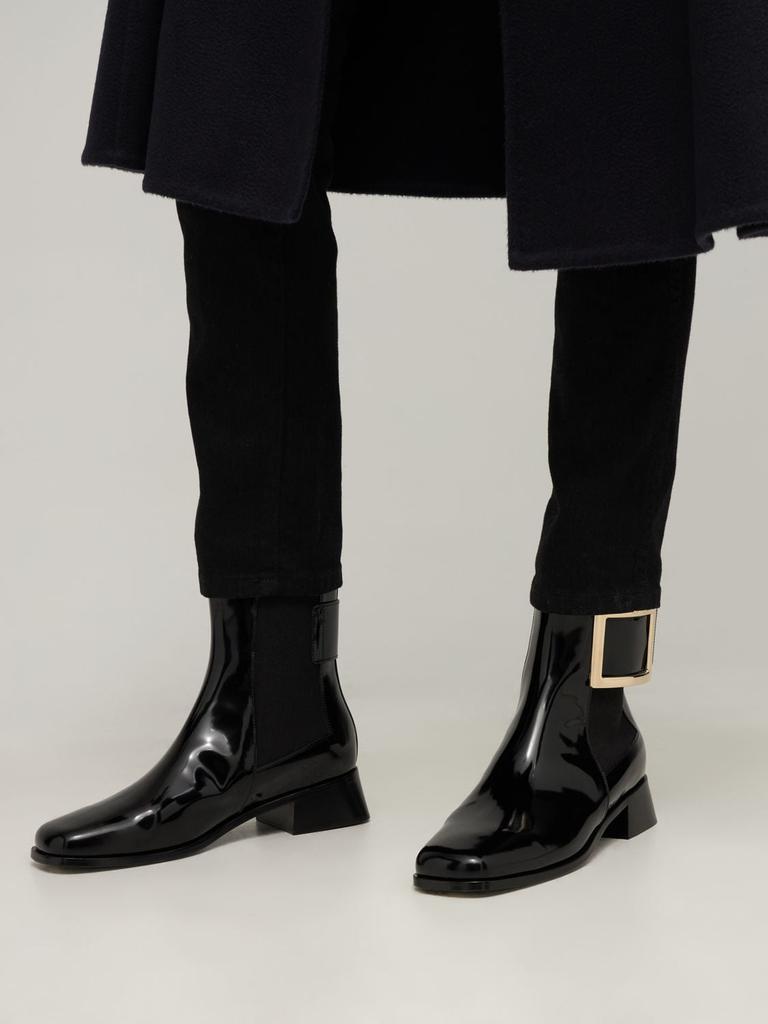 商品Roger Vivier|35mm Tres Vivier Leather Ankle Boots,价格¥10467,第4张图片详细描述