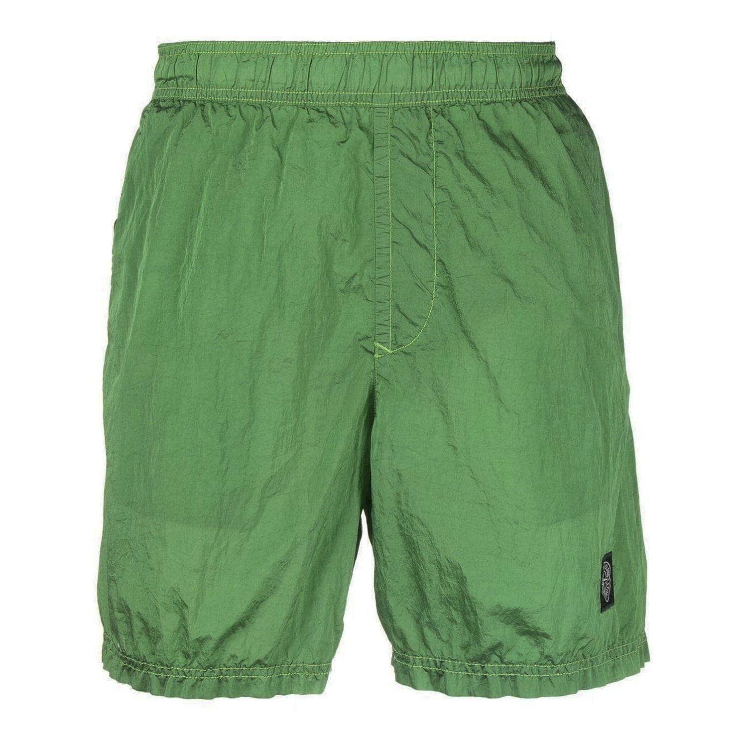 商品[国内直发] Stone Island|石头岛 纯色品牌Logo徽标松紧休闲短裤 男款 绿色,价格¥1275,第1张图片