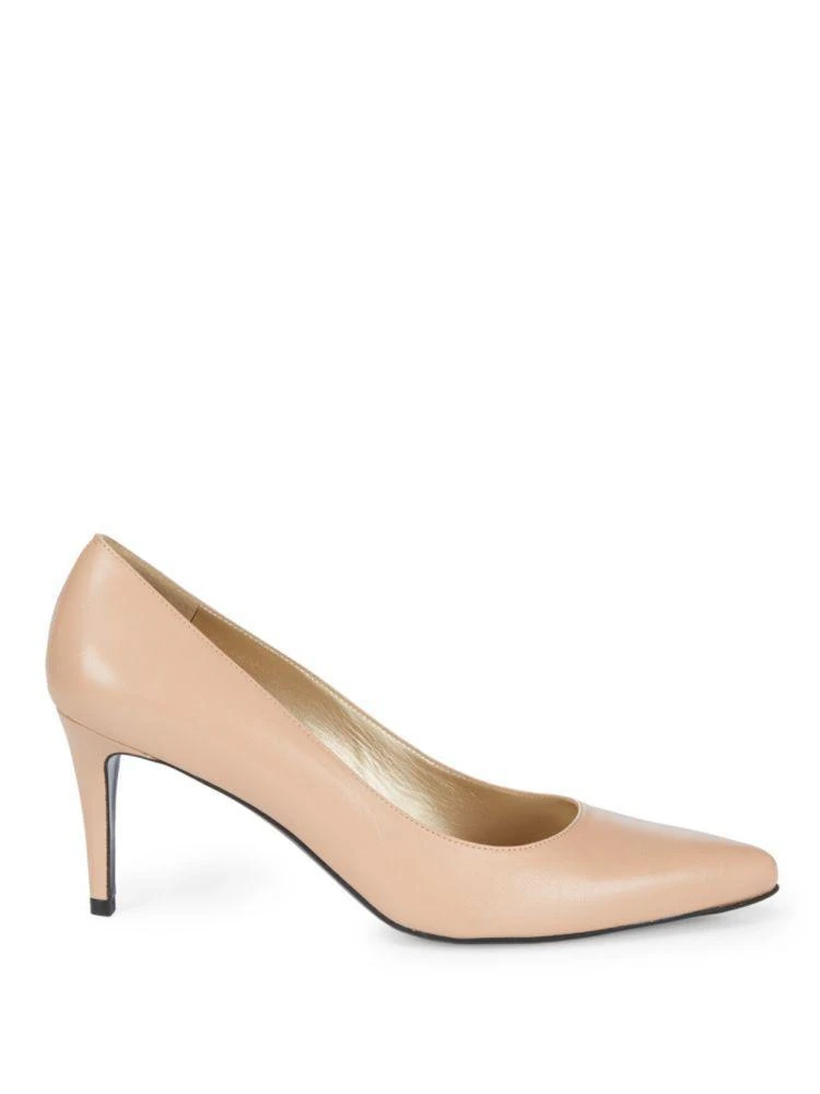 商品Stuart Weitzman|Pointed Toe Leather Pumps,价格¥944,第5张图片详细描述