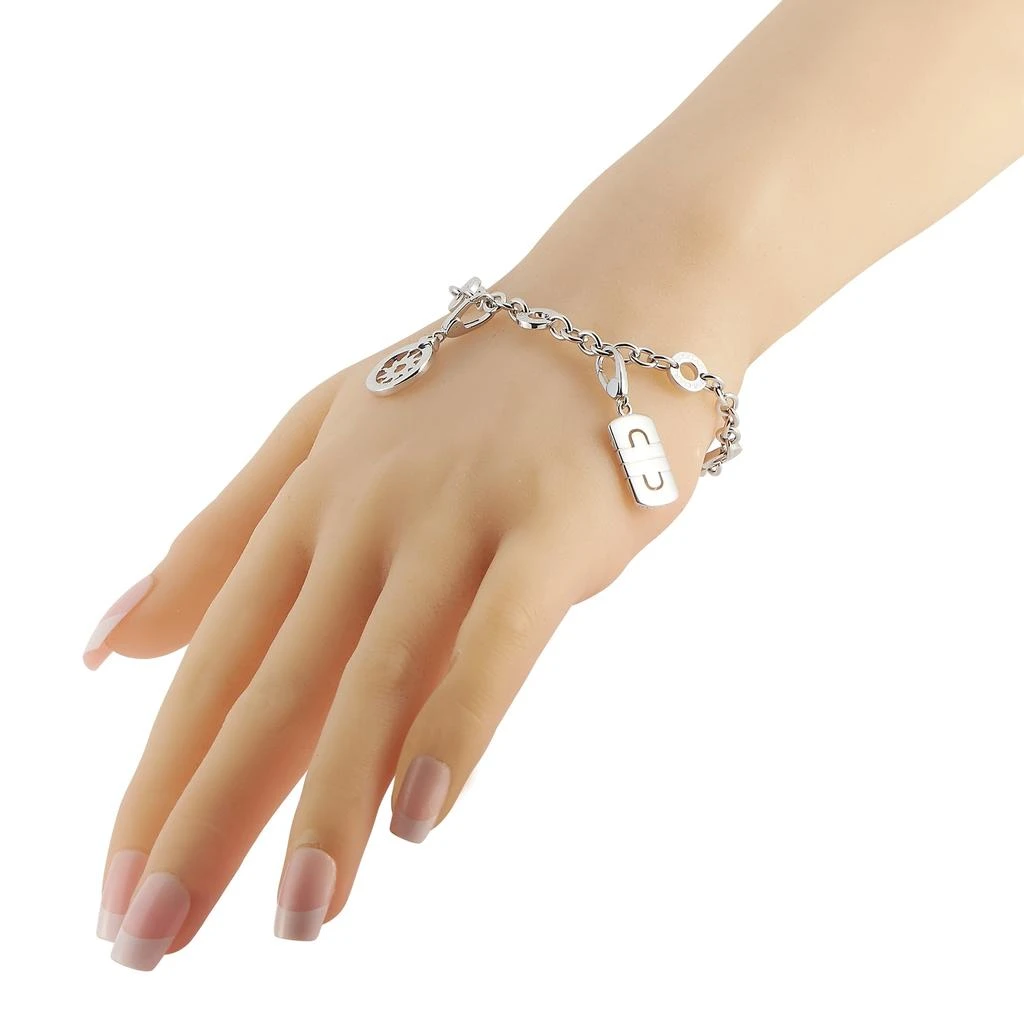 商品[二手商品] BVLGARI|Bvlgari 18K White Gold Charm Bracelet,价格¥35498,第2张图片详细描述