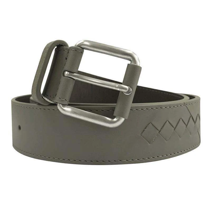 商品Bottega Veneta|BOTTEGA VENETA 男士松石绿色皮革腰带 298296-V4646-1519,价格¥1763,第1张图片