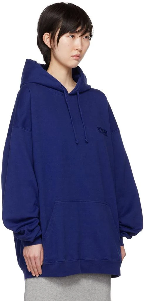 商品Vetements|蓝色刺绣连帽衫,价格¥2921,第2张图片详细描述
