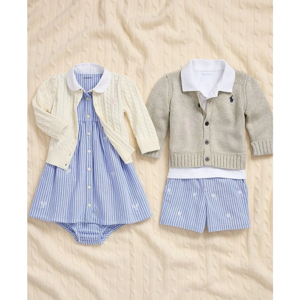 Baby Girls Tennis-Embroidered Mesh Dress 商品