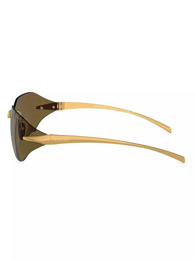 商品Prada|71MM Metal Rimless Sunglasses,价格¥4688,第4张图片详细描述