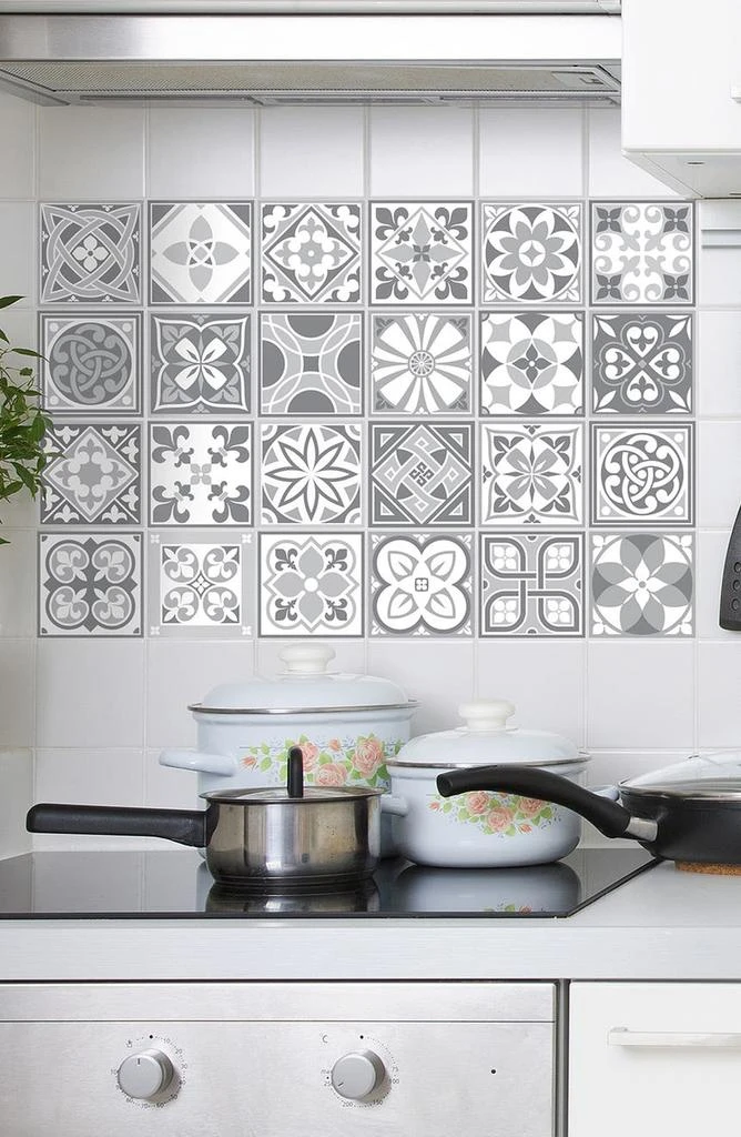 Purbeck Stone 72-Piece Tile Sticker Set 商品