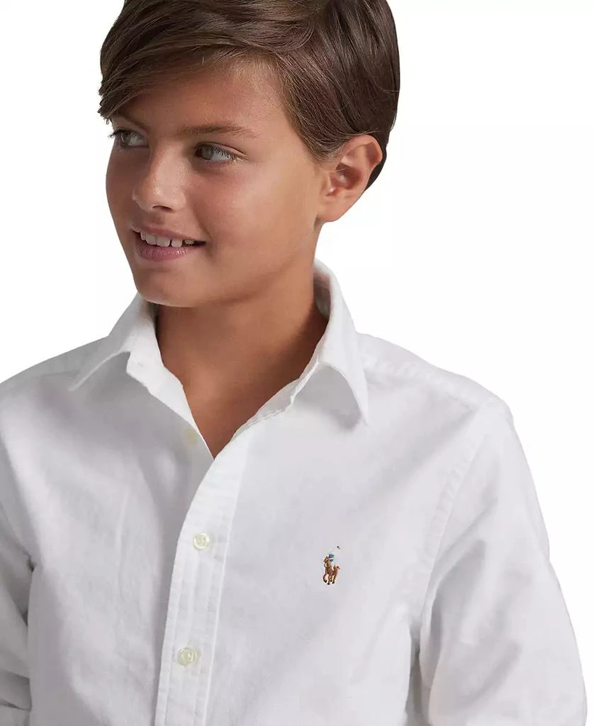 商品Ralph Lauren|男大童 牛津衬衫 纯棉 多款配色,价格¥418,第2张图片详细描述