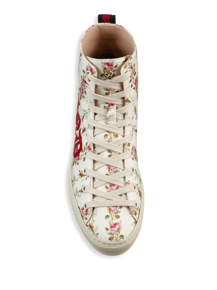 商品Gucci|Major Romantic-Print High-Top Sneakers,价格¥5959,第4张图片详细描述