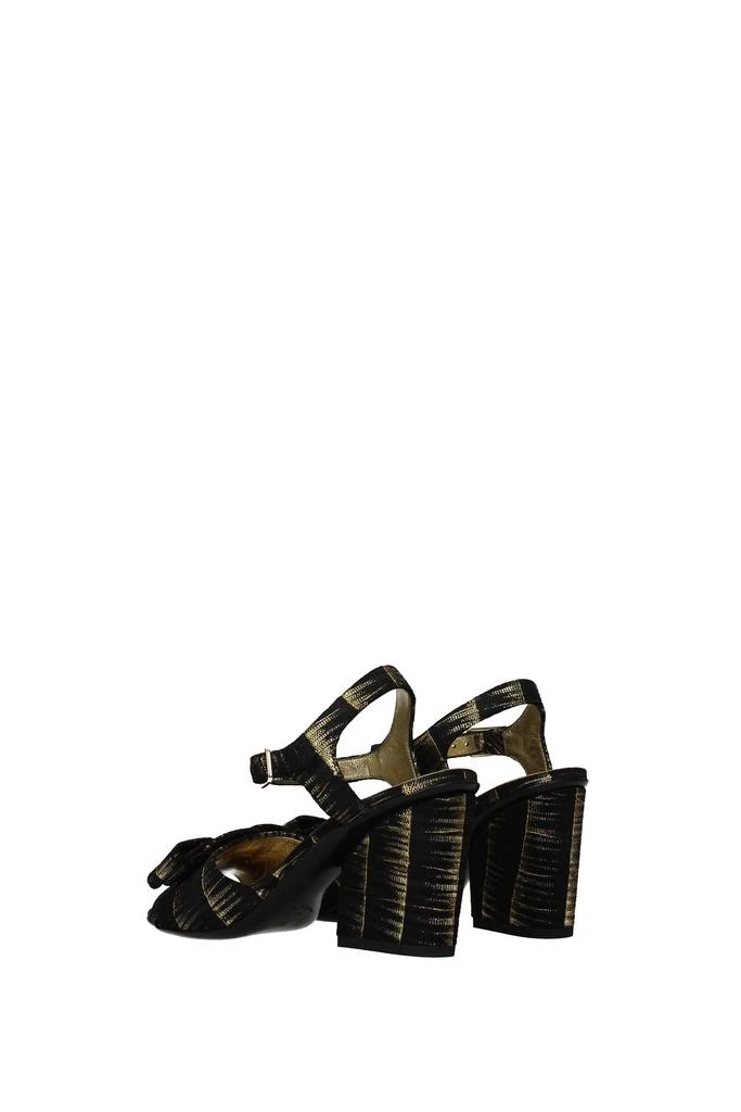 商品Salvatore Ferragamo|Sandals violet Suede Black Gold,价格¥2122,第4张图片详细描述