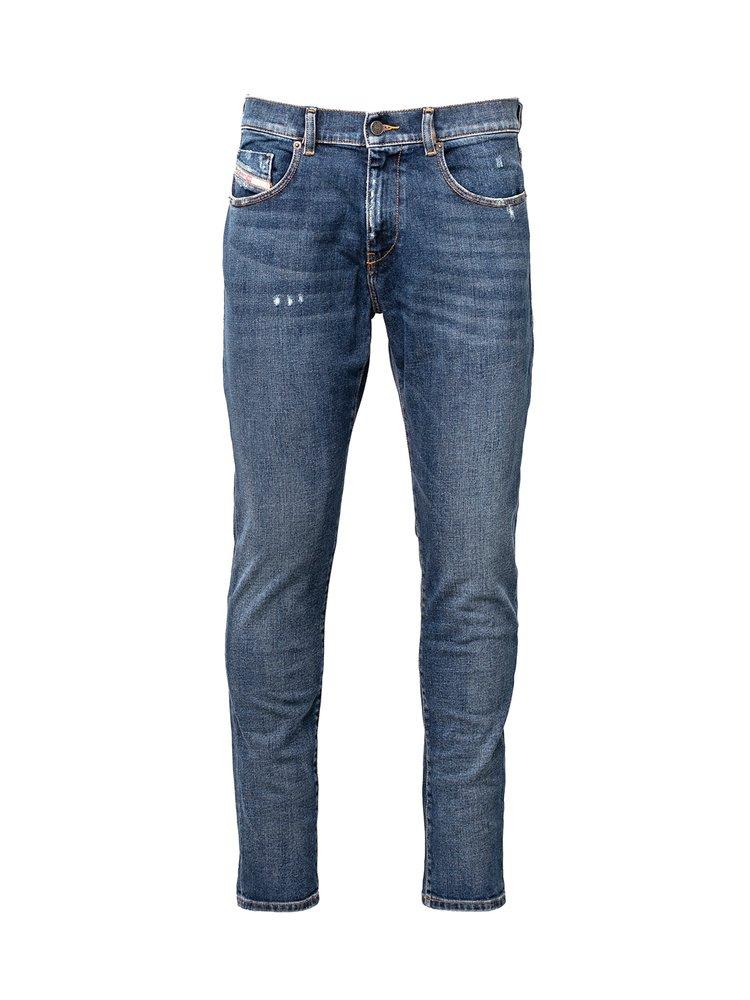Diesel Slim-Cut Distressed Jeans商品第1张图片规格展示