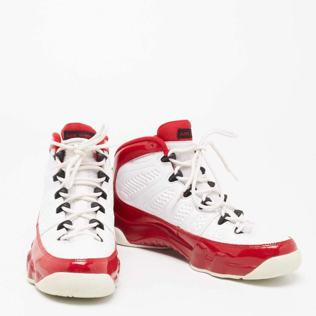 商品[二手商品] Jordan|Air Jordan 9 Gym Red/White Patent and Leather Retro Mid-Top Sneakers Size 38.5,价格¥1361,第4张图片详细描述
