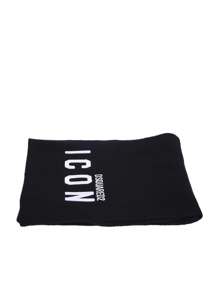 商品DSQUARED2|icon Wool Scarf,价格¥1934,第2张图片详细描述