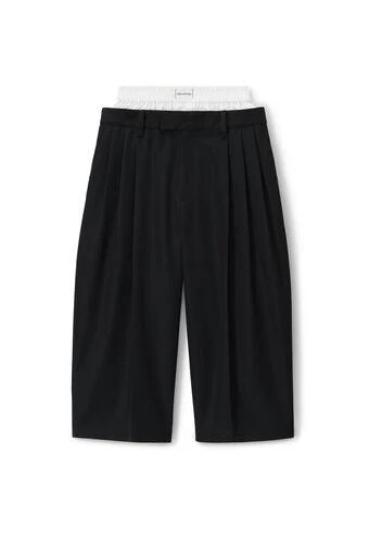 ALEXANDER WANG WOMEN LAYERED TAILORED CULOTTE 商品