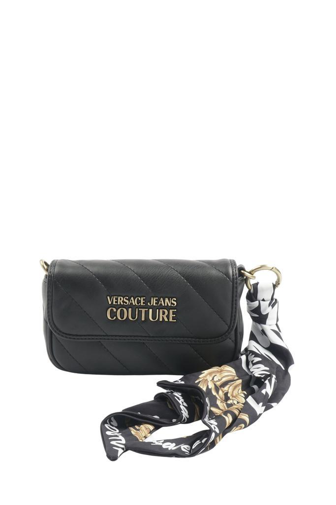 商品Versace|Jeans Women's Black Faux Leather Shoulder Bag,价格¥1216,第1张图片