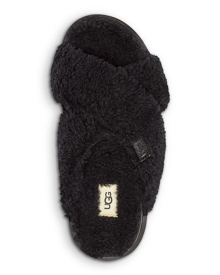 商品UGG|Women's Fuzz Sugar Cross Slide Sandals,价格¥520,第5张图片详细描述