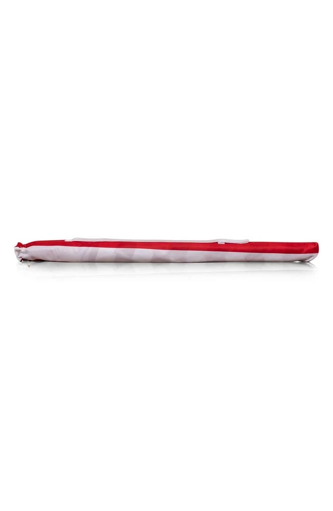 商品Picnic Time|Red Cabana Stripe Portable Beach Umbrella,价格¥289,第2张图片详细描述