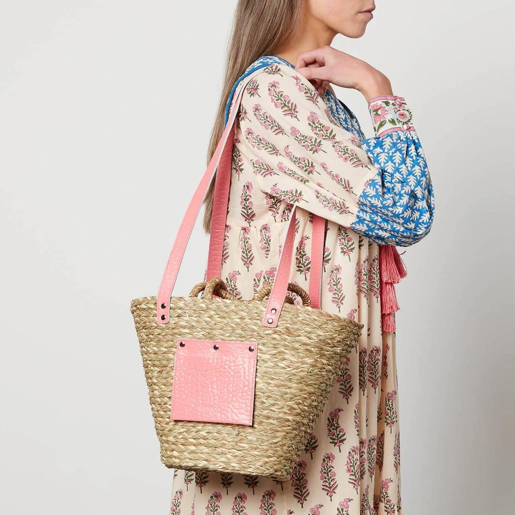 商品Nunoo|Núnoo Women's New Zealand Medium Beach Bag - Coral,价格¥563,第2张图片详细描述