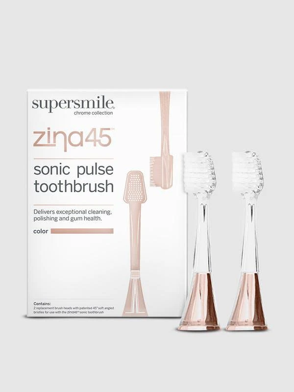 商品[国内直发] Supersmile|【实物为抛光使用】Zina45™ Sonic Pulse Toothbrush Replacement Heads 2 HEADS,价格¥81,第1张图片