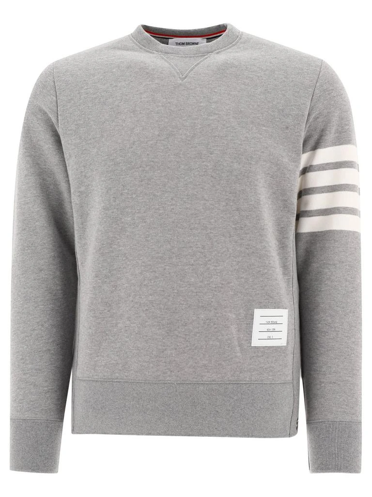 商品Thom Browne|Thom Browne Engineered 4-Bar Crewneck Sweatshirt,价格¥3088,第1张图片