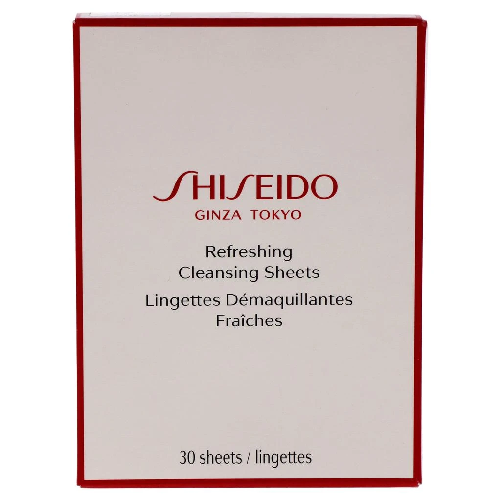 商品Shiseido|Refreshing Cleansing Sheet by  for Unisex - 30 Count Wipes,价格¥197,第5张图片详细描述