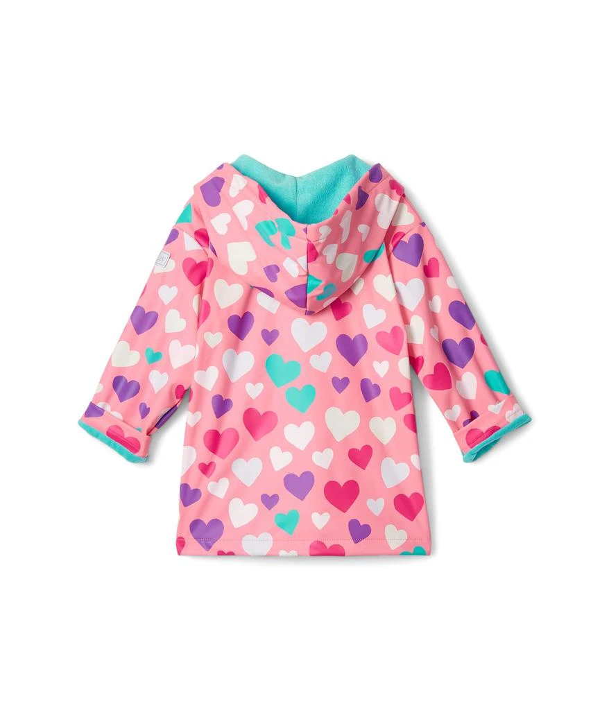 商品Hatley|Colourful Hearts Colour Changing Raincoat (Toddler/Little Kids/Big Kids),价格¥401,第2张图片详细描述
