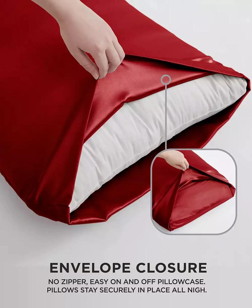 商品Juicy Couture|3 Piece Satin Sheet Set, Twin XL,价格¥129,第4张图片详细描述