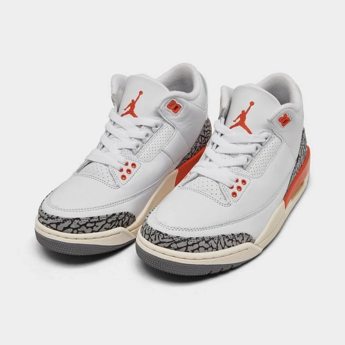 商品Jordan|Women's Air Jordan Retro 3 Basketball Shoes,价格¥1290,第2张图片详细描述