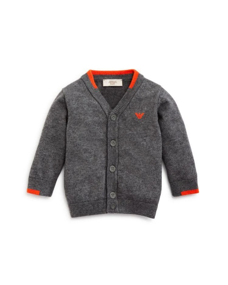 商品Armani|Boys' Color Tipped Cardigan Sweater - Baby,价格¥628,第1张图片