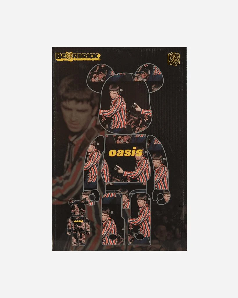 商品Medicom|100%+400% Oasis Knebworth 1996 - Noel Gallagher Be@rbrick Multicolor,价格¥874,第5张图片详细描述