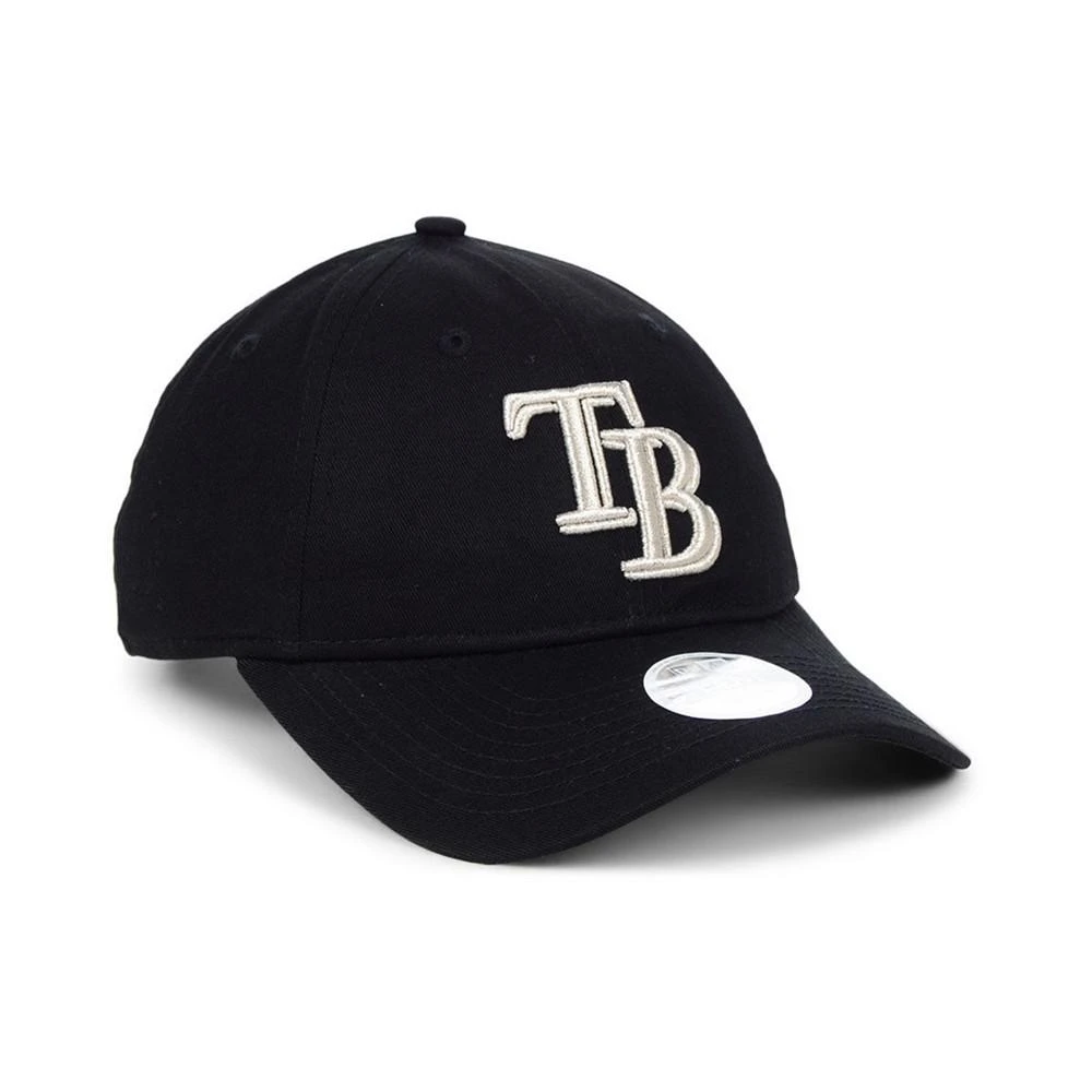 商品New Era|Women's Tampa Bay Rays Foil Script Hook 9TWENTY Strapback Cap,价格¥113,第3张图片详细描述