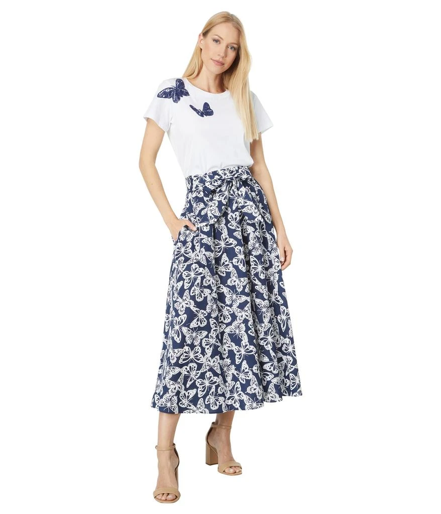 商品Kate Spade|Spring Flight Tie Waist Skirt,价格¥1010,第4张图片详细描述