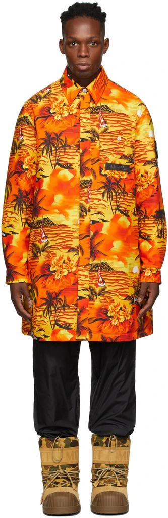 商品Moncler|橙色 8 Moncler Palm Angels 系列 Tallac 羽绒大衣,价格¥16639,第1张图片