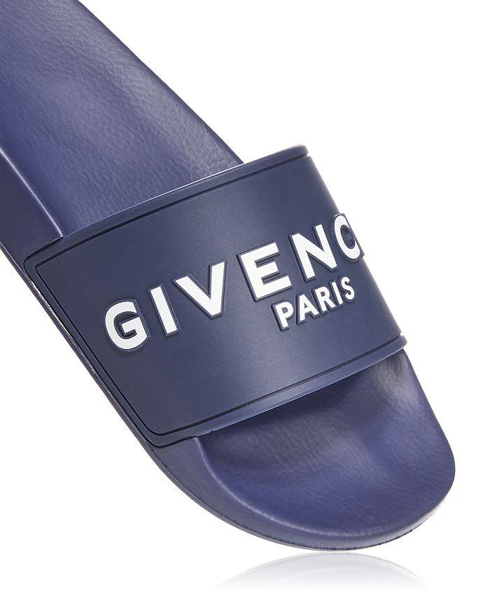 商品Givenchy|Men's Paris Logo Slide Sandals,价格¥1330,第3张图片详细描述