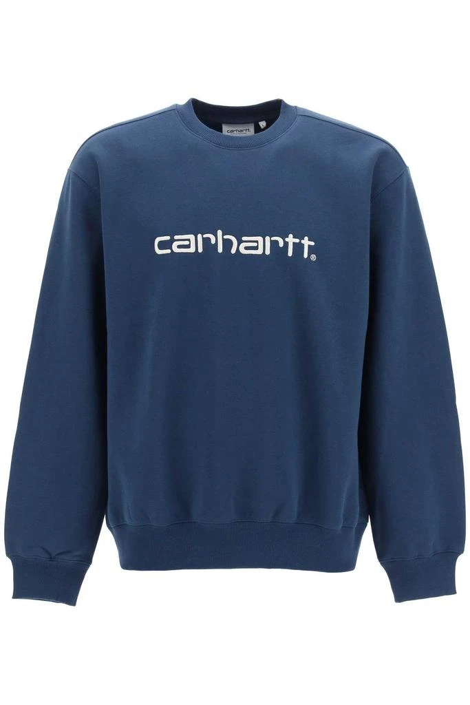 商品Carhartt WIP|Crew-neck sweatshirt with logo embroidery,价格¥386,第1张图片