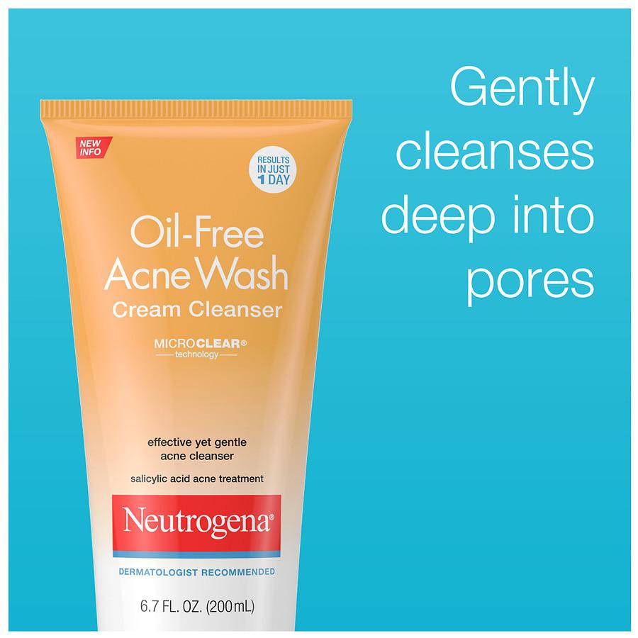 Oil-Free Acne Face Wash Cream Cleanser商品第8张图片规格展示