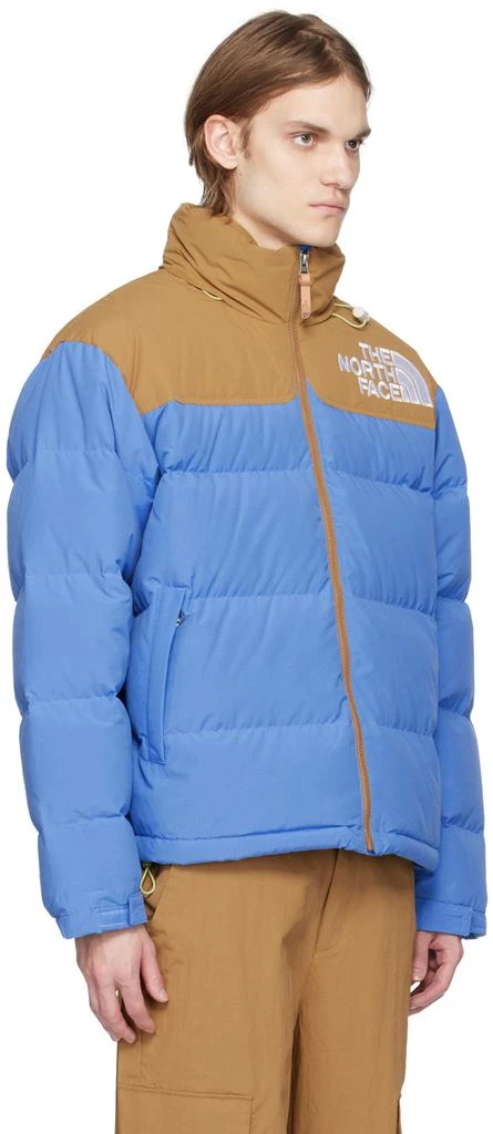 商品The North Face|Blue & Khaki '92 Low-Fi Hi-Tek Nuptse Down Jacket,价格¥2841,第2张图片详细描述