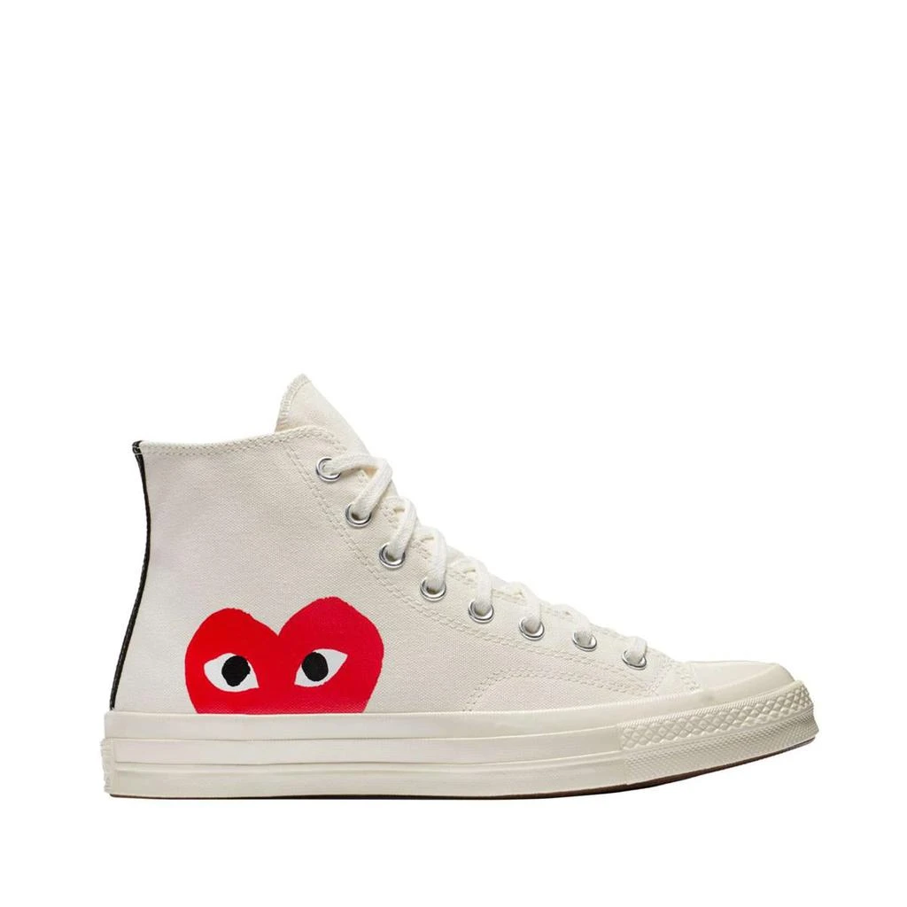 商品Comme des Garcons|COMME DES GARÇONS PLAY CONVERSE CHUCK 70 HIGH CREAM,价格¥1474,第1张图片