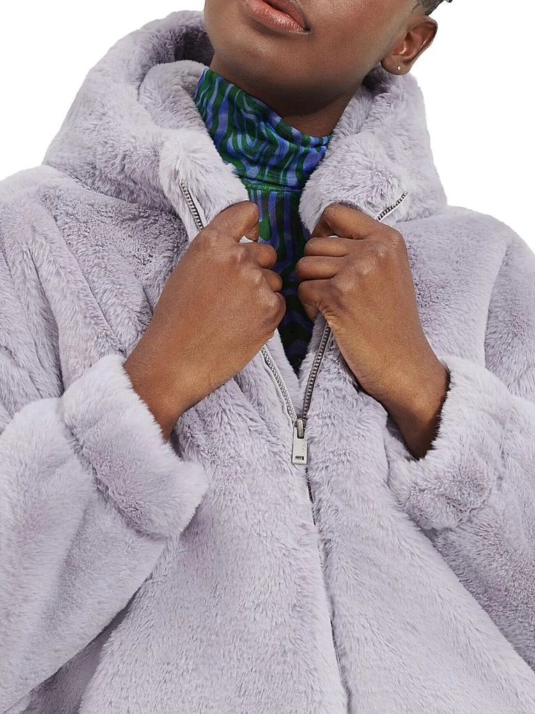 商品UGG|Mandy Faux Fur Zip-Front Hoodie,价格¥1029,第4张图片详细描述